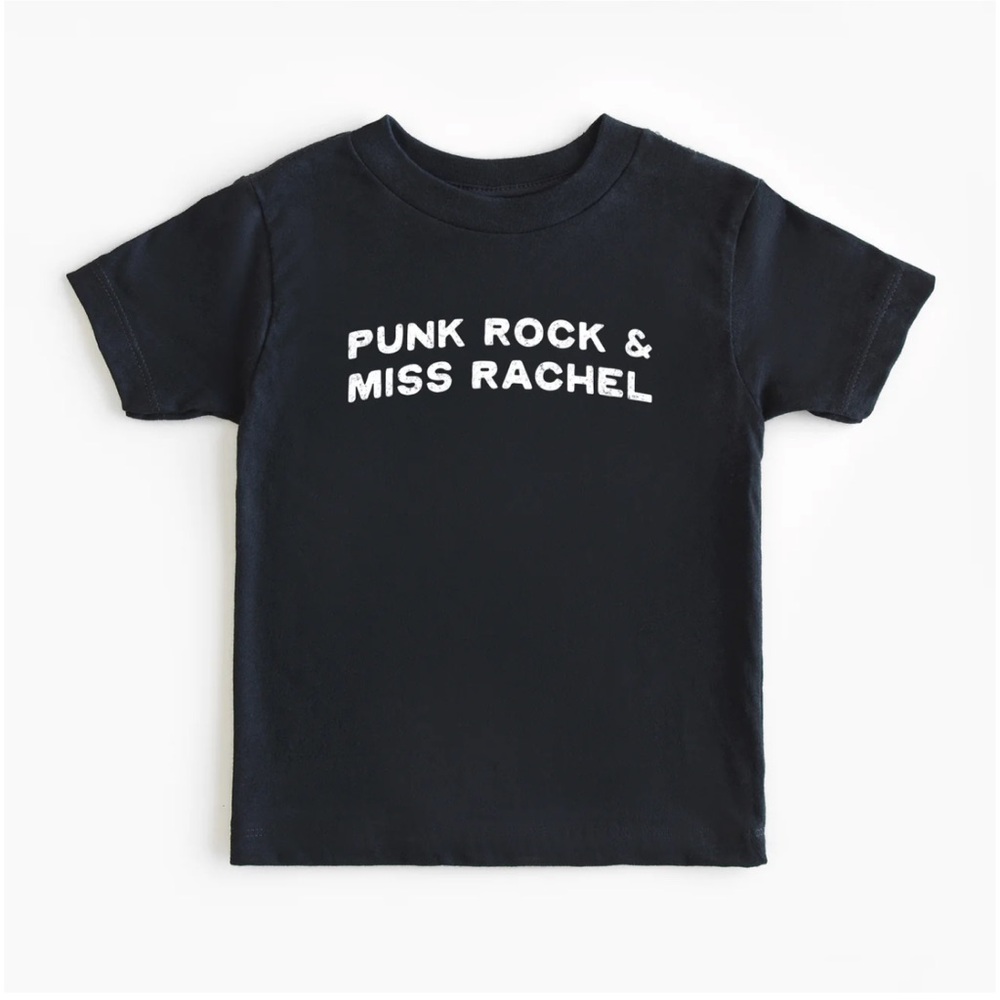 Bella Canvas Black Punk Rock Kids Tee